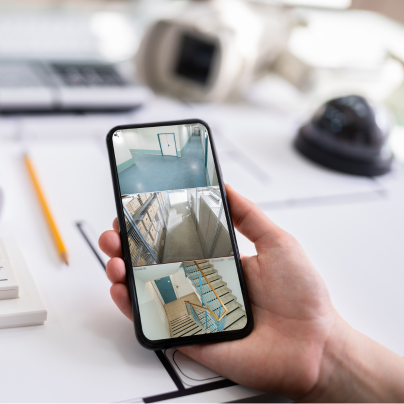Rockford security camera feed on cell phone